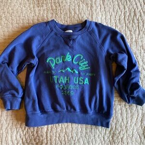 Crewcuts Park City Utah Sweatshirt - Kids size S (6-7)